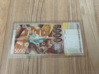 5000sk bankovka - 2