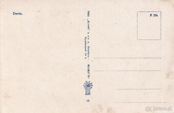 Staré pohľadnice a foto Bratislava, Devín, hrad - 2