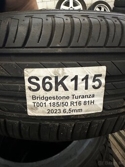 185/50 R16 81H Bridgestone Turanza T001 - 2
