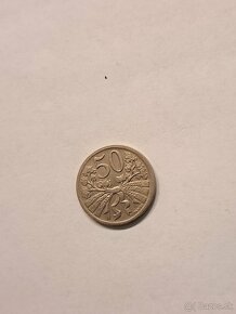 Predam mincu 50 halier rok 1926 Ceskoslovensko - 2