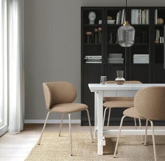 Ikea stoličky Krylbo béžová - 2