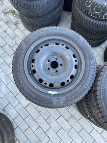 Sada pneumatiky + disky Skoda Fabia 3 zimne 185/60 R15 T - 2