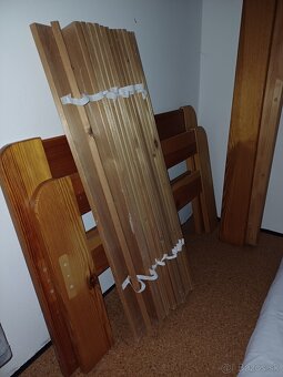 Postel z masívu 90x200 - 2
