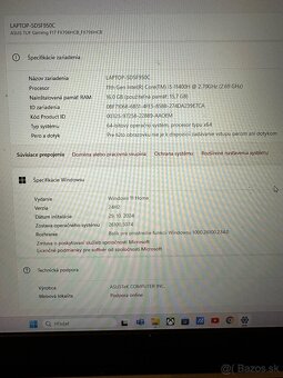 Asus TUF gaming F17 - 2