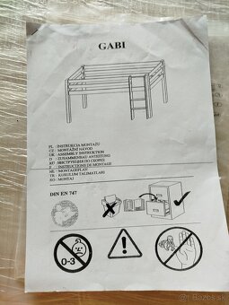 Detská vyvýšená posteľ - 2