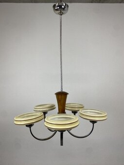 Art deco 5 tanierový luster - 2