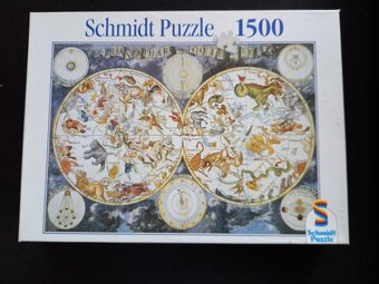 Puzzle-astrologická mapa - 2