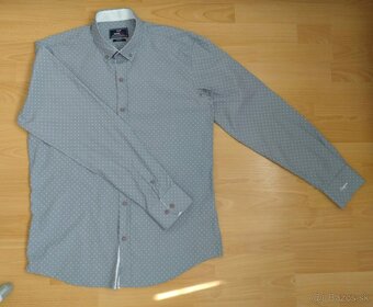 Pánska bledosivá košeľa (CapponStyle) - 2