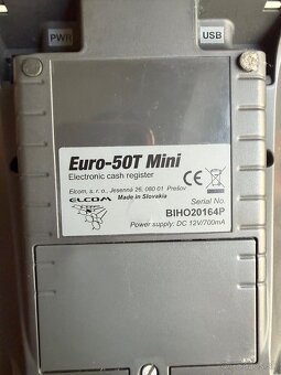 Pokladňa ELCOM MINI 50 T - 2