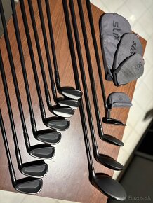 Kompletny čierny set golfových palíc (12ks) + darčeky - 2