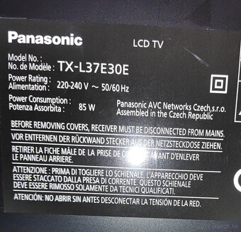 TV Panasonic TX-L37E30E   37"  94cm - 2