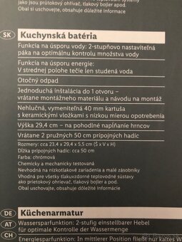 Kuchynska Bateria Livarno - 2