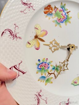 Herrend luxusne zavesne hodiny rucne malovane - 2