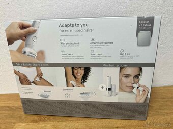 nový Braun Silk-épil 9-9/341 s mini holiacim strojčekom - 2
