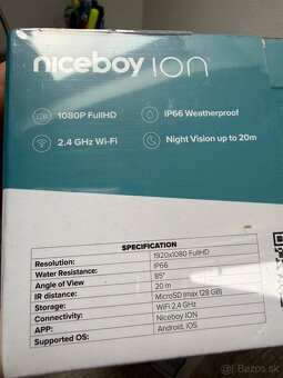 Bezpečnostné vonkajšie kamery niceboy ion - 2