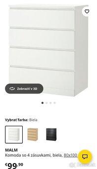 Ikea Malm komoda - 2