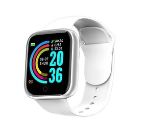 Fitness Smart hodinky D20, biele - 2