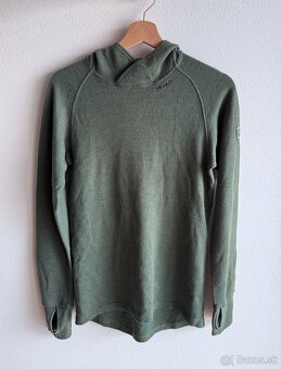 Merino mikina Devold Expedition Merino 235 Hoodie Man Green - 2
