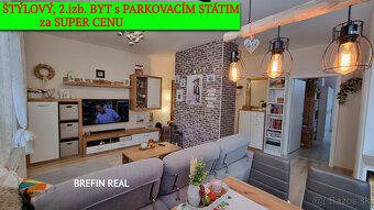 ÚTULNÝ a komplet ZARIADENÝ 2. izb. BYT s parkovacím STÁTÍM a - 2