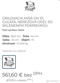 Predam luxusny chafing /Catering zariadenie - 2