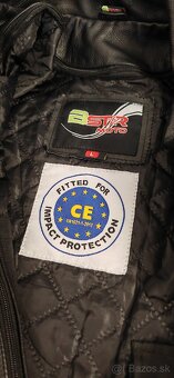 Kožená moto bunda - krivák - 2