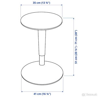 IKEA Stolička pre aktívne sedenie Nilserik - 2