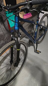 Merida CROSSWAY 100 teal modrý(limetkový) - 2