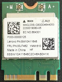 Wifi/bluetooth karta - 2