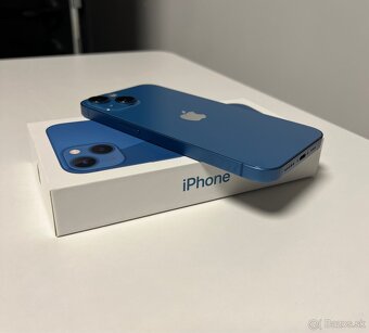 iPhone 13 128 GB – modrý, výborný stav + originál krabica - 2