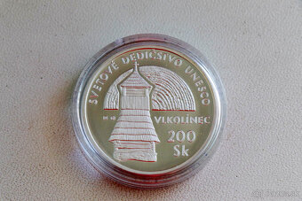 PREDAJ - 200 Sk zberateľské PROOF mince - 2