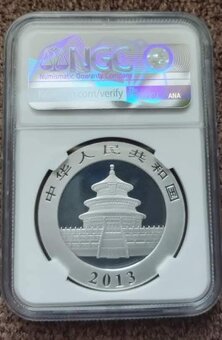 1oz strieborna minca panda 2013 - 2
