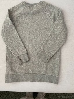 Mikina 128cm sivá - 2