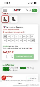 Polovnicka obuv bosp - 2