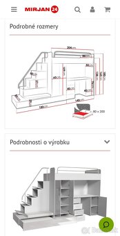 Multifunkčná poschodová posteľ - 2