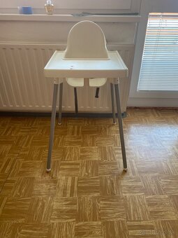 IKEA ANTILOP stolička detská - jedálenská so stolíkom - 2
