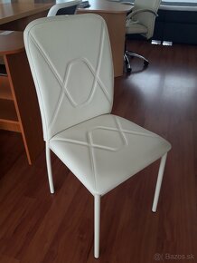 Stolička H-623 krem/chrom - 2