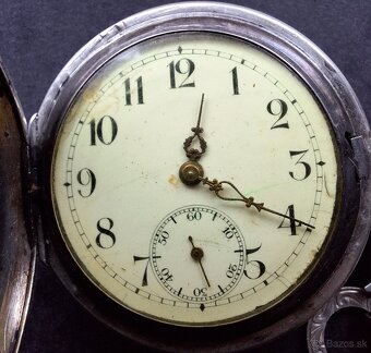 Strieborné vreckové hodinky - 2