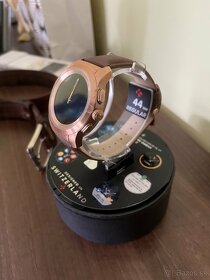 nevhodný darček Smart hodinky Mykronoz Zetime gold/leather - 2