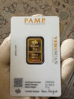 investicne zlato PAMP - 2