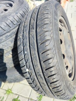 Letná sada 185/60 R15 + plechové disky 5x100 - 2