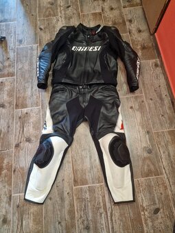 Kožená dvojdielna motokombinéza zn.Dainese - 2