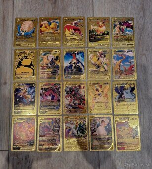 Zlaté pokemon karty - 2