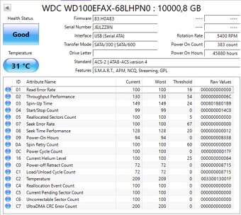 Predam 2x 10GB Western Digital Red Plus - 2