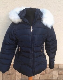 Zateplená bunda na zimu dámska veľ. S - 2