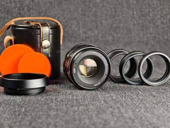 HELIOS 44M-4 58mm f2 M42 KMZ TOP + příslušenství - 2