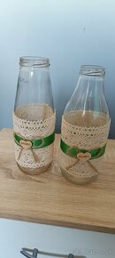 Handmade BOHO vázy : svadobná výzdoba - 2