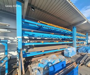 kovový regál 2 ks, 2x4x7m, 5400 kg - 2