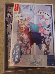 Spoločenské hry a 2x puzzle Anna a Elsa - 2