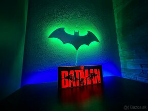 Batman LED zrkadlo dekoracia + Paladon obdĺžnikové svetlo - 2