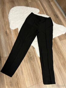 Elegantné čierne nohavice - 2